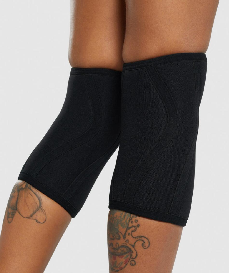 Equipo Gymshark Knee Sleeve 5mm Hombre Negras | CO 3973OKI